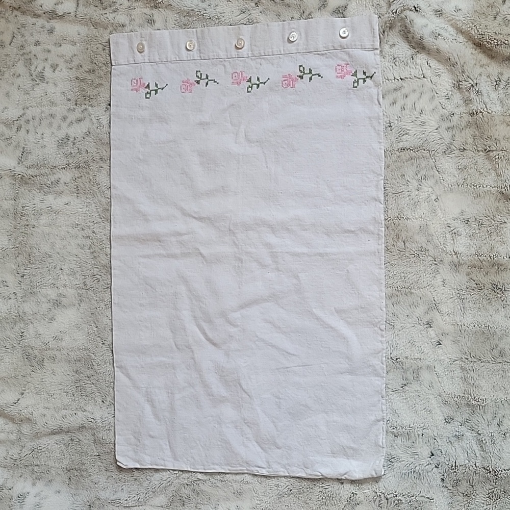 Handmade Embroidered Pillowcase